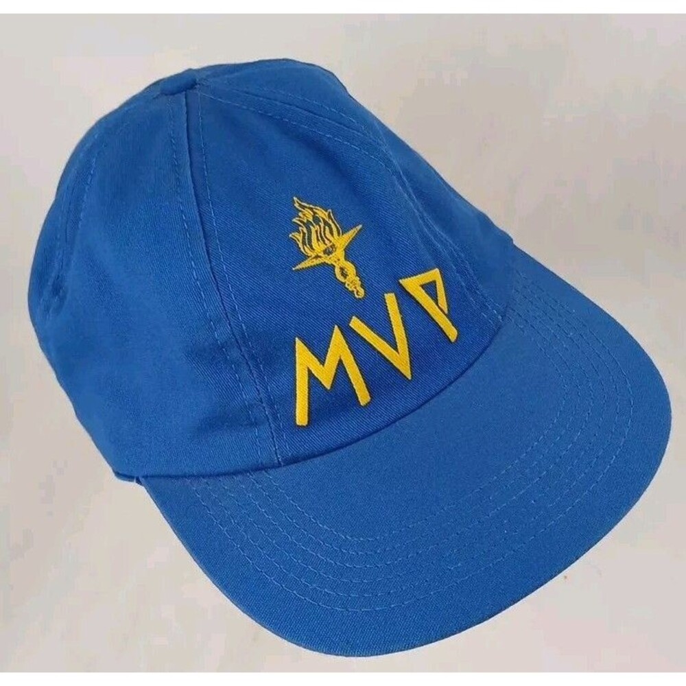 Vintage "MVP" Blue Stretch Fit Hat/Cap-EXCELLENT!